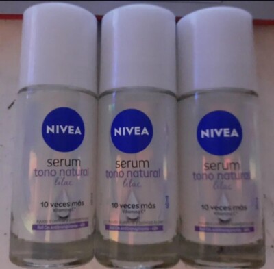 NIVEA Extra Whitening Deodorant for Women Classic Serum (40 ml) 3 Pack