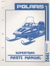 1992 POLARIS SNOWMOBILE SUPERTRAK PARTS MANUAL 9912129 128