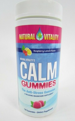 Natural Vitality CALM Anti-Stress 120 ct Gummies Raspberry ...