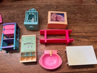VINTAGE 1995 Mattel Barbie Dollhouse So Much To Do! Play Random LOT FURNITURE
