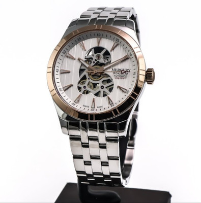 Mercury automatische schweizer Uhr.Garantie bis 06/28.