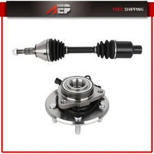 4WD For RAM 1500 2012-2016 2017 2018 1X Front CV Axle Shaft & Wheel Bearing Hub