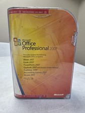 Microsoft Office Professional 2007 For Windows w/ Product Key, Academic Use Only