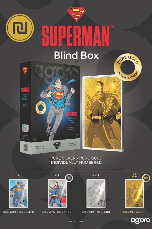 🚨 Agoro Superman Drop Day LIVE • Pure Silver & Gold • 🚨