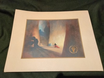 1991 Authentic Walt Disney Fantasia Commemorative Lithograph of Original Concept