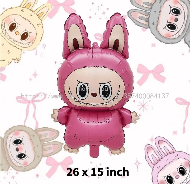 LaBu Birthday Foil Balloons Monster Big Into Energy Party Decoration - Image 3 of 4