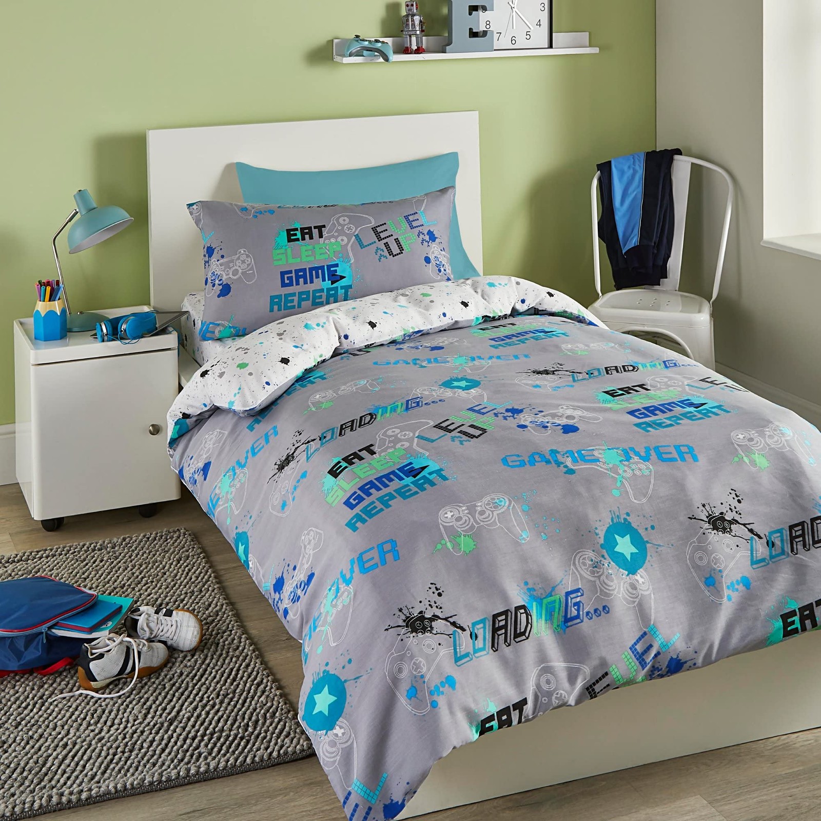 Bedlam Game Glow Duvet Cover Set with Pillowcases - Image 3