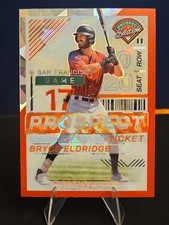 2024 Panini Prospect Edition - Bryce Eldridge #132 Red Ice Prizm (RC) SF Giants