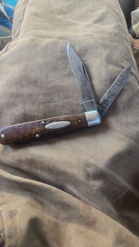 RARE VINTAGE CASE TESTED GREENBONE JACK KNIFE 6216 1920-40 "SUPER NICE!! - Image 2 of 4