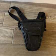 Black Leather Camera Bag
