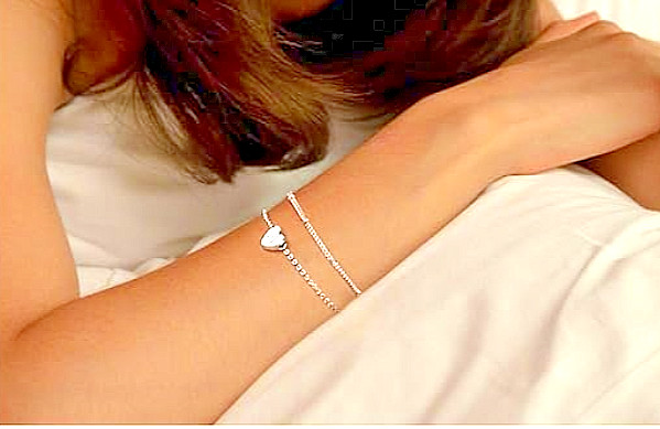 pulsera mujer personalizada inicial bañada en Plata/oro para regalo mujer y niña