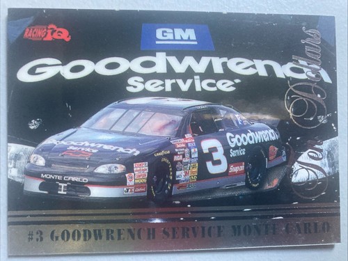 Dale Earnhardt VINTAGE NASCAR LEGEND #3 card 1997 RacingIQ $10 PHONE card - 第 1/2 張圖片