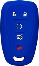 Key Fob Cover for Chevy Equinox: 5 Buttons Case Fit Black