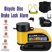 110dB Alarm Disc Brake Lock Waterproof Anti-Theft For Motorcycle Motorbike Bike