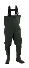 Frogg Toggs Cascades 2-ply Poly/Rubber Cleated Bootfoot Chest Wader Men's Sz 9 