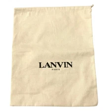 Lanvin Paris Drawstring Dust Bag Storage French Luxury Fashion Haute Couture 13"