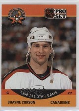 1990-91 Pro Set Shayne Corson #369 1e8j