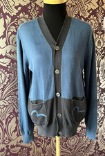 Evisu Heritage Custom Made Cardigan 100% Cott...
