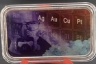 Breaking Bad Colorized .999 Fine Silver Art Bar 1 Ounce Troy