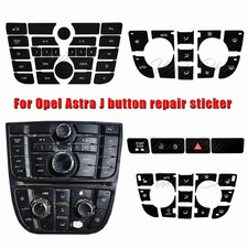 Opel Astra J Button Repair Sticker Climate Control Cd Radio Ignition Mat