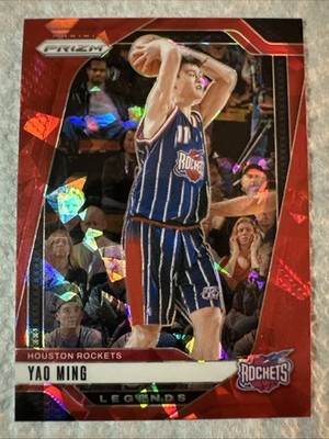 2024-25 Panini Prizm - Legends Yao Ming #284 Red Ice Prizm
