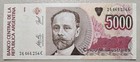 Argentina 5000 Australes 1989-91 Unc