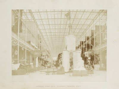 Crystal Palace 1851 Great Exhibition Vintage Interior Photo Reprint Wall Art
