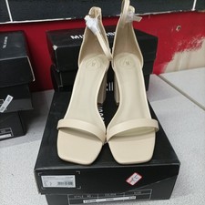 Misguided Women's High Heel block barely there sandals size 6/39