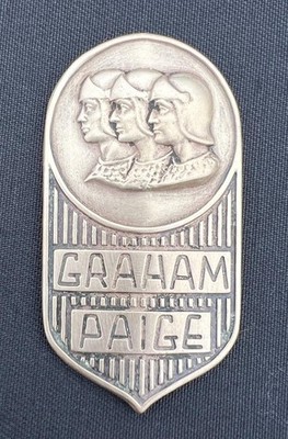 GRAHAM PAIGE 610 1928 LIMOUSINE AMERIKANISCHES AUTOMOBIL OLDTIMER KÜHLEREMBLEM ABZEICHEN
