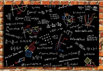 368040 Mathematics Equations Science Education Decor Wall Print Poster