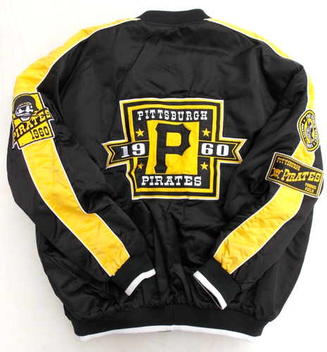 1960 Pittsburgh Pirates Cooperstown Collection G-III Jacket/90s Throwback - Picture 1 of 18