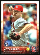 2015 Topps Update Mitch Harris #US373 RC St. Louis Cardinals