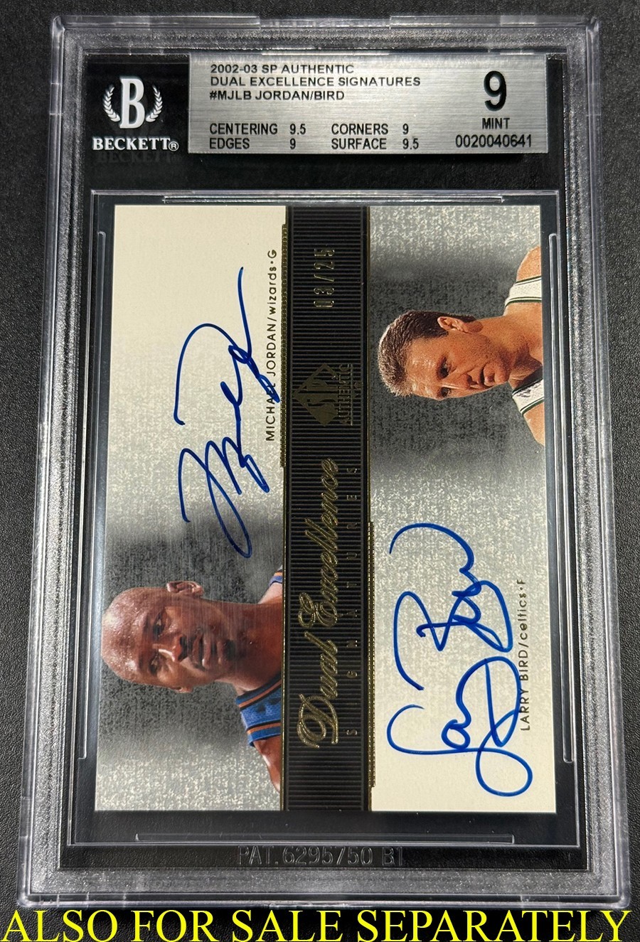 MICHAEL JORDAN 2006 UPPER DECK ULTIMATE COLLECTION GAME JERSEY AUTO /75 PSA 8 MJ view 13