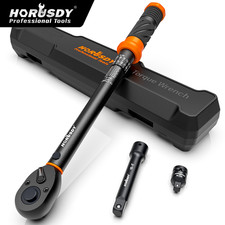 1/2 Ratchet Torque Wrench Sq Drive Socket 10~170Ft-Lb/13.6~230.5N-M Quick Change