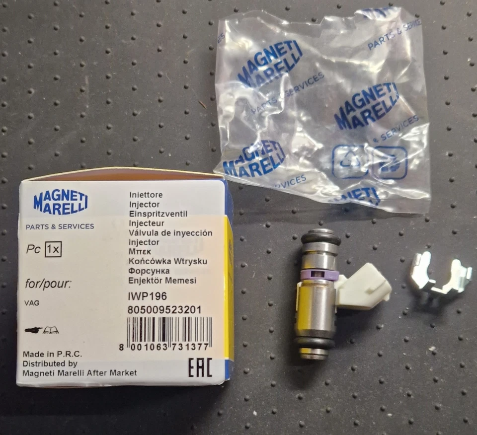 SET INIETTORI BENZINA COD. IWP196 MAGNETI MARELLI (036906031AH) - Immagine 2 di 2