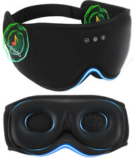 Bamboocotton 3D Bluetooth Sleep Mask, 2025 New Sleep Headphones, Wireless Comfo