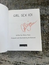 Allison Moon Girl Sex 101 signed Copy Paper Back EUC HTF