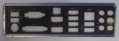 Gigabyte GA-Z68X-UD3H-B3 - Blende - Slotblech - IO Shield   #110661