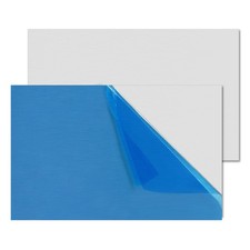 2 Pack 6061 T651 Aluminum Sheet 4" x 6", 16 Gauge 1.5mm Metal Plate with Pr...