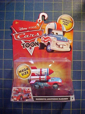 DISNEY PIXAR CARS DAREDEVIL LIGHTNING! SUPERSTAR PAINT JOB MATER