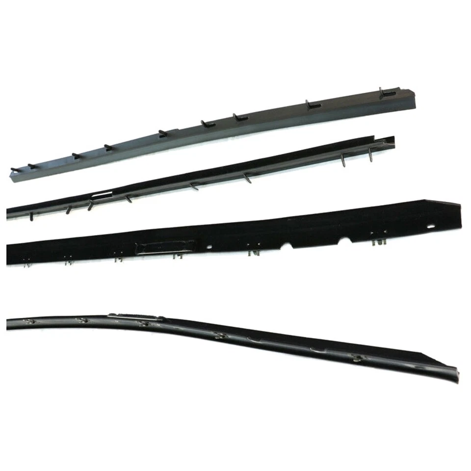 Kit de fieltro de barrido de ventana para Chevrolet Corvette 1990-1995 cupé auténtico 4 piezas Foto 2 de 4