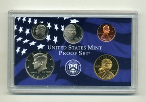 2007 S United States Mint 10 Of 14 Proof Set & State Quarters - MT WA ID WY UT