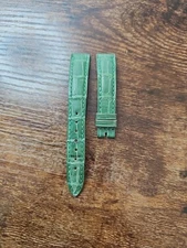 Jaeger-LeCoultre OEM 14/12mm Green Alligator Leather Watch Strap Made In FRANCE 