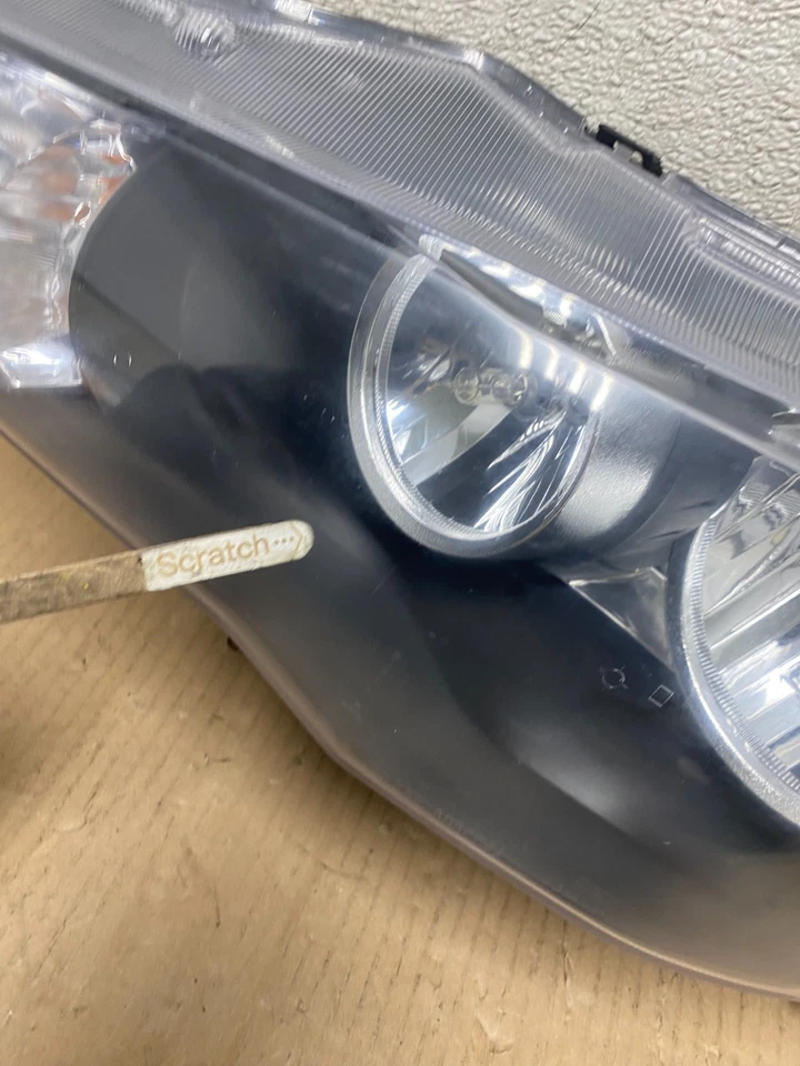 2010-2013 Mitsubishi Lancer Left Driver LH Side Headlight Halogen U2604 DW - Image 4 of 4