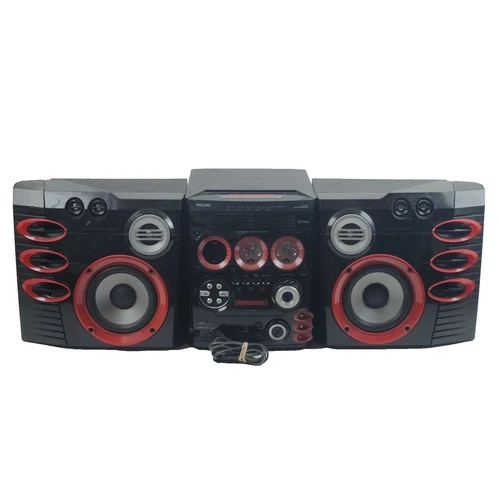 Philips FW-C577 Gameport Mini System Gaming Stereo USB AM/FM CD Player 5 Disc