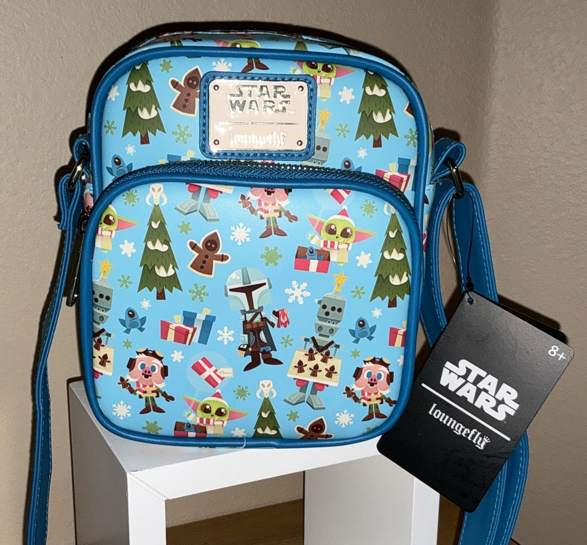 Loungefly Star Wars Holiday Crossbody Bag Mandalorian The Child