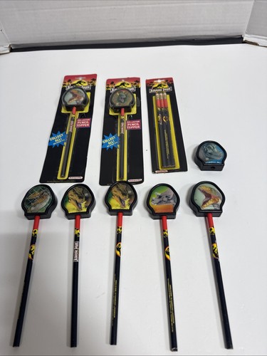 Jurassic Park Pencil & Pencil Topper Lot