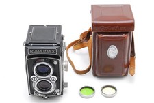  Exc 5 w/Case Rolleiflex Automat MX Tessar 75mm f/3.5 TRL Camera From JAPAN