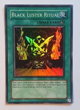 Yugioh SEY-025 Black Luster Ritual Super Rare NM