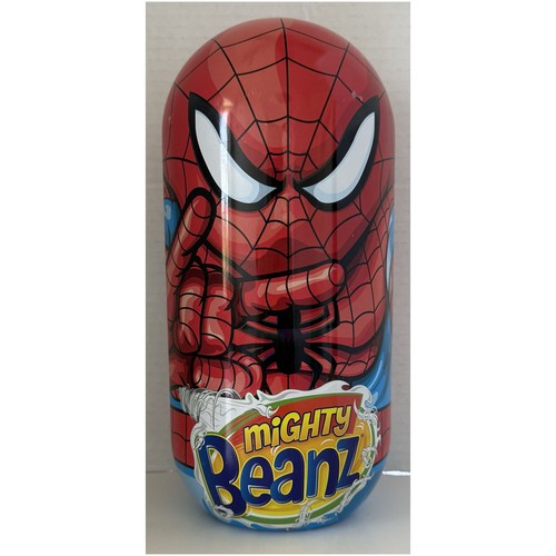 Marvel Mighty Beanz Lot 19 w/ Spider-Man Carry Case Green Goblin Punisher